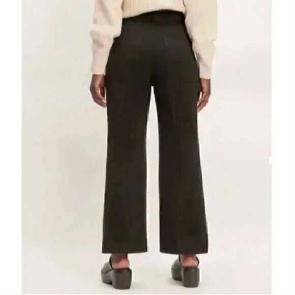 NWT Everlane The Organic Kick Flare Pant Womens 0 Black - Picture 5 of 13
